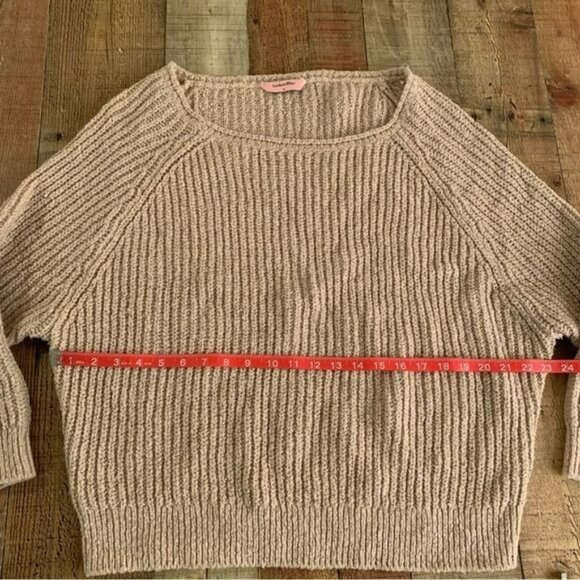 Hunkemoller womens size medium oversized cream and black chunky knit sweater - Picture 2 of 8